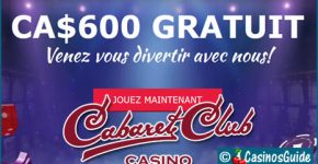 Cabaret Club, un casino en ligne doté de 540 jeux signé Microgaming.