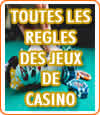 Jeux de casinos, toutes les règles à savoir sur le blackjack, le poker, les slots, le baccarat, etc.